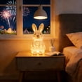 thumbnail image 6 of Easter Clearacne! Easter Cute Bunny Night Light, Cute Easter Rabbit, Bunny Lamp, Led Rabbit Easter Decor, Novelty Gifts, Rechargeable Light up Bunnies, Easter Gift for Ki-ds Women Men Bo-ys Gi-rls, 6 of 8