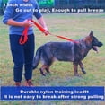 thumbnail image 4 of Nylon Training Rope For Dogs, Easy-To-Use Snap Durable Leash With Comfortable Grip, Heavy-Duty Nylon Leash 360 Degree Swivel Clip Long Dog Lead Vibrant Colors, 4 of 5