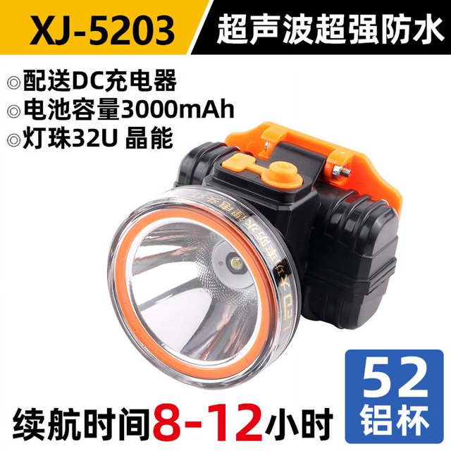 Faro LED de luz fuerte, batería de litio, recargable, linterna de cabeza de largo alcance, para pesca al aire libre, hogar, exterior
