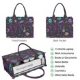 thumbnail image 2 of Large Capacity Tote Bag,Psychedelic Halloween Pattern Handbag Fashion Luxury Tote Bag,15.7"x13"x 5.1" Inches,Laptop Compatible, 2 of 4