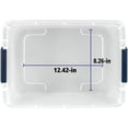 thumbnail image 7 of Home Logic 15-Quart Clear Storage Bin with Latching Lid (Set of 8), 7 of 7