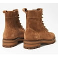 thumbnail image 4 of Cecelia New York Chance Nutella Ankle Brown Suede Lace Up Rounded Toe Booties (Nutella, 7.5), 4 of 4