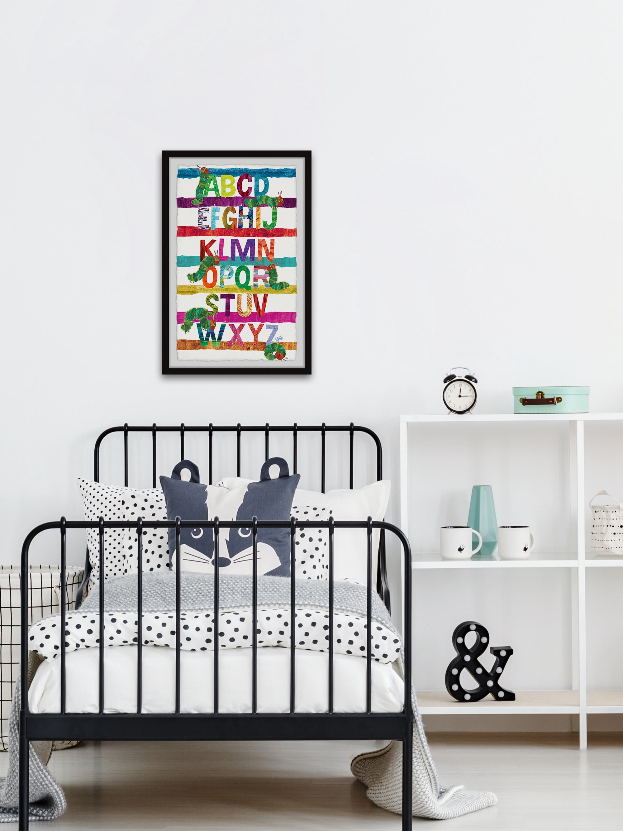 Marmont Hill Caterpillar Alphabet by Eric Carle Framed Wall Art