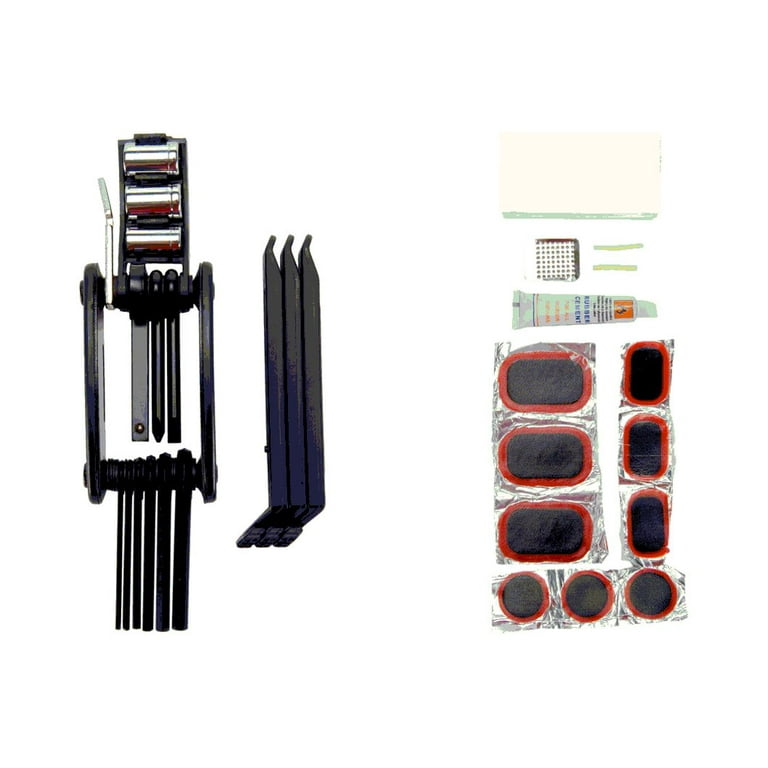 Walmart Bike Shop Complete Multi Tool Tire and Tool Repair Kit Walmart