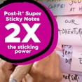 thumbnail image 3 of Sticky Notes Post-it, papel 100% reciclado, superadhesivo, 18 unidades, 3 of 8