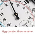 thumbnail image 4 of Mechanical Thermometer Mechanical Hygrometer Psychrometer Dial Hygrometer Thermometer Humidity Meter 10inch Gardening Temperature Gauge Style2（color dial）, 4 of 8