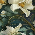 thumbnail image 4 of Designart "Vineyard Grace In Green And Beige" Floral Blackout Curtain Single Panel, 4 of 4