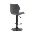 thumbnail image 5 of Banco Alto Ajustable Gris para Barra, con Respaldo y Base Metálica EKE Life, 5 of 5