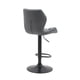 thumbnail image 5 of Banco Alto Ajustable Gris para Barra, con Respaldo y Base Metálica EKE Life, 5 of 5