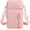 Pink, variant on YOUI-GIFTS 3-Layers Crossbody Bag Cellphone Pouch Armband Wallet Nylon Smartphone Purse with Earphone Hole