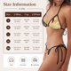 thumbnail image 5 of Balery Sailing Dancing Dolphin Pijama Estampado Bikini de Dos Piezas para Mujer - Conjunto de Bikini Ajustable Sexy y Cómodo para Playa, 5 of 6