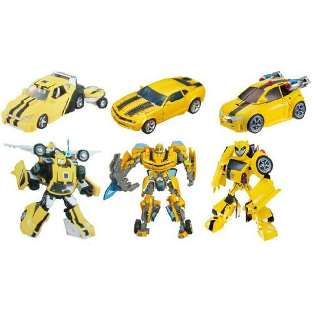Transformers Exclusive Deluxe Action Figure 3-Pack Legacy of Bumblebee (Classic, Movie and Animated) Transformers Exclusive Deluxe Action Figure 3-Pack Legacy of Bumblebee (Classic, Movie and Animated)