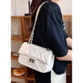 thumbnail image 3 of Bolso de hombro con cadena,Bolso de cadena para mujer Mini bolso con cadena Mini bolso de hombro Características de vanguardia, 3 of 8