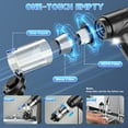 thumbnail image 4 of 20KPA Handheld Vacuum Cleaner Cordless, 4 in 1 Car Vacuum Cleaner & Air Duster with LED Light, Keyboard Portable Mini Hand Held Vacuum Cleaner Rechargeable for Home, Car, Office, Pet Hair, 4 of 9