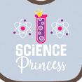 thumbnail image 4 of Inktastic Scientist Girls Science Princess Girls Baby Bib, 4 of 4