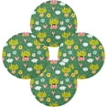 thumbnail image 2 of Cute Frog Round Placemats Washable Placemats Non-Slip Heat-Resistant Table Place Mats for Dining Kitchen Holiday Party Table Decoration 15.4"-6PCS Table Mat, 2 of 7