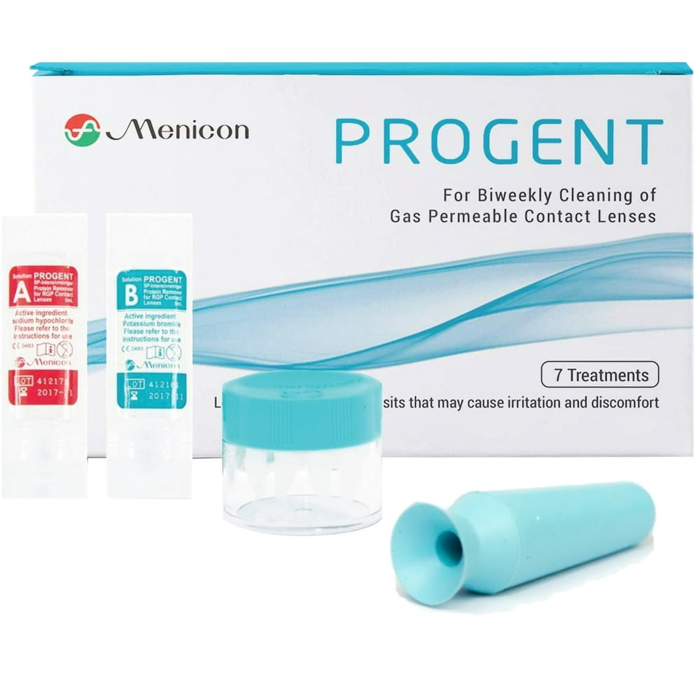 Menicon Progent 7 Treatment Biweekly Gas Permeable Contact Lens Cleaner