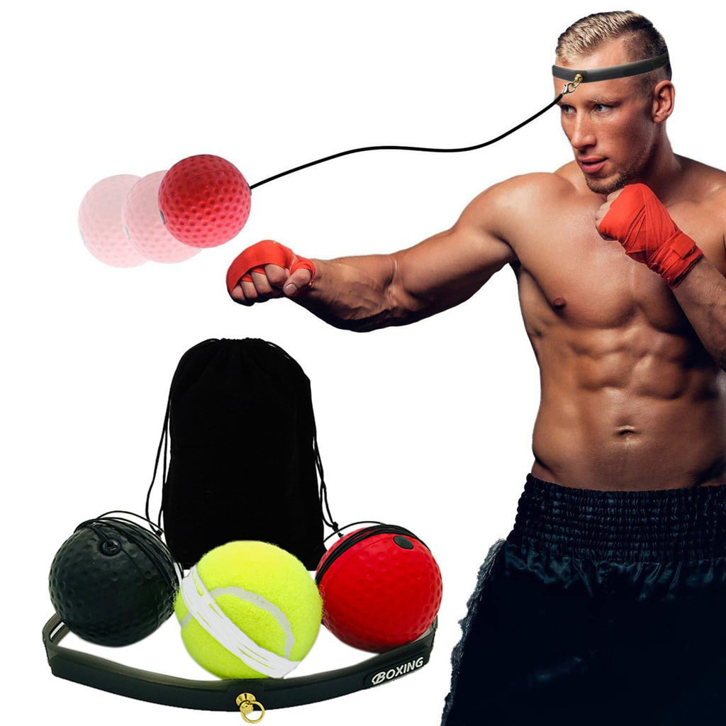 Boxing Punch Exercise Fight Ball With Head Band For Reflex Speed Training 