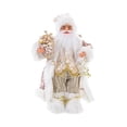 thumbnail image 2 of Muñeco de decoración navideña, linda figura de Papá Noel para mesa interior y exterior del hogar S, 2 of 9