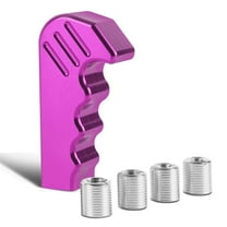 DNA Motoring SK-ZTL-9049-PP Universal Aluminum Pistol Grip Handle Car Manual Transmission Shift Knob Shifter Lever w/Hardware (Purple)