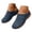 Blue, variant on Stylago Womens Slip on Mules Slippers Closed Toe Wedge Sandals Casual Arch Support Slide Shoes Ladies Outdoor Walking Sandal Size 9.5 Blue