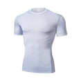 thumbnail image 1 of Ropa deportiva PRO de manga corta ajustada para entrenamiento deportivo, de secado rápido, muy elástica, transpirable, para correr, baloncesto y entrenamiento deportivo, 1 of 5
