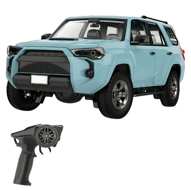 TFixol 1/18 Scale 2.4GHz Remote Control Climbing Truck with 500mAh Li-ion Battery, Blue, Single Battery Version (HG4-52)