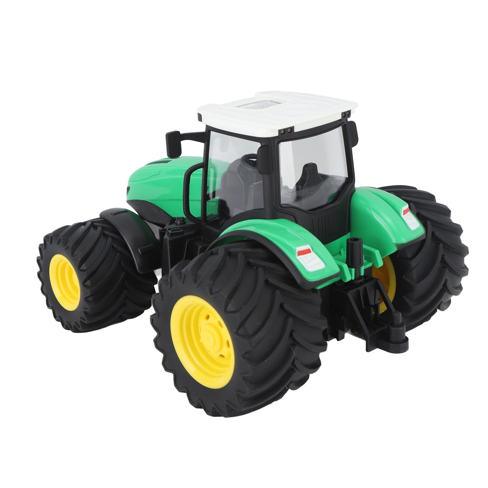Remote Control Tractor Kids Non Slip Wide Wheel with Light for RC Farm Toy  Set Christmas Birthday Gift