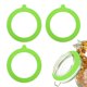 thumbnail image 1 of Uxcell 4 Pcs Sellos de Goma para Frascos de Vidrio 3.6 pulgadas OD Anillo de Sellado de Silicona para Almacenamiento de Conservas Verde, 1 of 6