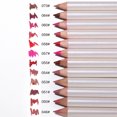 thumbnail image 4 of TureClos Lápiz labial de 12 piezas, delineador de labios portátil, lápices de maquillaje de belleza, regalos, accesorios cosméticos, profesionales principiantes TureClos JD731879026, 4 of 6