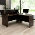thumbnail image 3 of Arrive 60W x 72D L Shaped Reception Desk in Mocha Cherry - Engineered Wood, 3 of 10