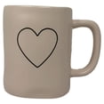 thumbnail image 1 of Rae Dunn Magenta Valentine's Day Pale Pink Ceramic Mug with Outline of Heart | Great Valentine's Gift, 1 of 4