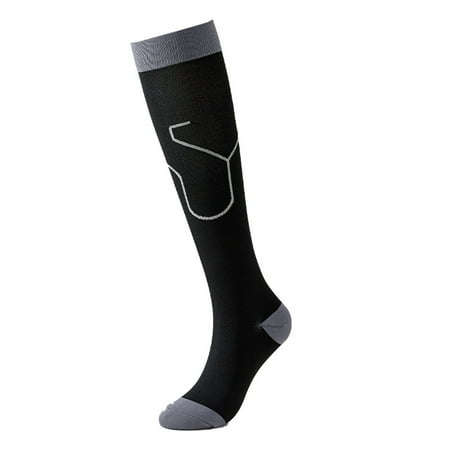 

Compression Knee-High Socks for Women and Men Color Pattern Gradation Colour Mixture Nylon Crew Socks on Clearance