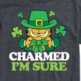 thumbnail image 3 of Garfield - Charmed I'm Sure St. Patrick's Day - Men's Short Sleeve Graphic T-Shirt, 3 of 5