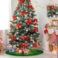 thumbnail image 4 of SKYSONIC St. Patricks Christmas Tree Skirt Home Decoration Large Round Christmas Tree Skirt for Holiday Party Home Christmas Day Ornaments 47.2 Inch, 4 of 6