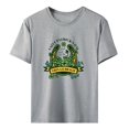thumbnail image 4 of YDLCAFD T-Shirts Col en V pour Femmes Packs Mode Décontractée Imprimé Col Rond Manches Courtes Pull T-Shirt, 4 of 4