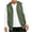 Army Green, variant on Fnooota Mens Lightweight Vests, Casual Sleeveless Zip up Drawstring Fall Hoodies with Pockets Black Size S-3XL
