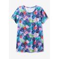 thumbnail image 4 of Woman Within Plus Size Short Sleeve Watercolor Tunic, 4 of 6