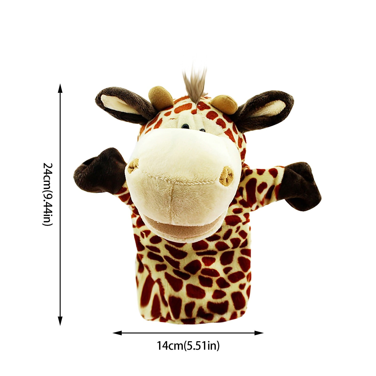 1pcs Giraffe Toys Holiday Animal Puppet Kids Love Hand Puppet  B NMCAK7T 
