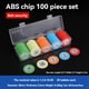 thumbnail image 2 of Fichas en Caja para Sala de Ajedrez, Póquer, Entretenimiento, Fichas, Monedas, Mahjong, Naipes, Fichas de Entretenimiento 1.2.5.10.20, 2 of 6