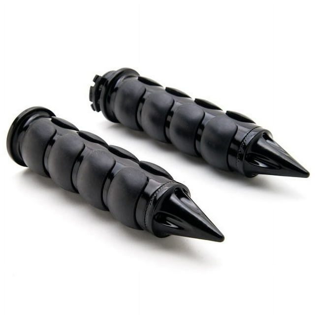 Krator Motorcycle Hand Grips 1 Inch Handlebar Bars Pair Compatible with Harley Davidson Softail Heritage Classic