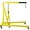 Yellow#2, variant on , 2 Ton Folding Engine Hoist Cherry Picker Shop Crane Hoist Lift, Heavy Duty Steel with 6 Iron Caster Wheels (Black), Black ,Steel ,