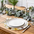 thumbnail image 2 of Sunflowers Dog Round 15 Inch Placemats Set of 4, Spring Watercolor Floral Stars Wood Grain HeatResistant Non Slip Place Mats for Dining Table, Wipeable Braided Kitchen Table Mats for Housewarming, 2 of 9
