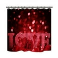 thumbnail image 1 of 50 % de Rabais! Nouveau Ensemble de Rideau de Douche à Impression Numérique 3D de la Saint-Valentin, 4 Pcs, pour Décoration de Maison, Hôtel, Fête, 1 of 6