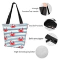 thumbnail image 4 of Disketp Cute Red Crabs With Nautical Bolsa de Hombro Casual para Mujer, Bolso Cruzado para Compras, Viajes y Uso Diario, 4 of 6