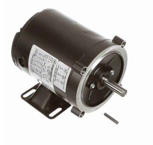 1/8 hp 1800 RPM 3-Phase 56C Frame TENV (rigid base) 230V Marathon Motor # Y605
