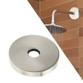 thumbnail image 5 of Large Shower Arm Flange, Decorative Shower Arm Escutcheon Plate For Shower System Brushed, 5 of 8