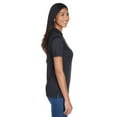 thumbnail image 3 of UltraClub 8404 Ladies Cool & Dry Sport Polo Black XX-Large, 3 of 3