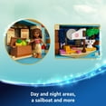 thumbnail image 6 of LEGO | Disney Moana’s Flowerpot Buildable Flower Toy, Playset for Kids Includes Pig Figures, Moana Doll, Hidden Room, and Sailboat, Disney Birthday Gift Idea for Girls and Boys, 43252, 6 of 9