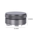 thumbnail image 4 of Zinc Alloy Coffee Distributor Coffee Powder dosing espro barista express Hammer Leveler Tool Hand Tampers 51mm Gray, 4 of 9
